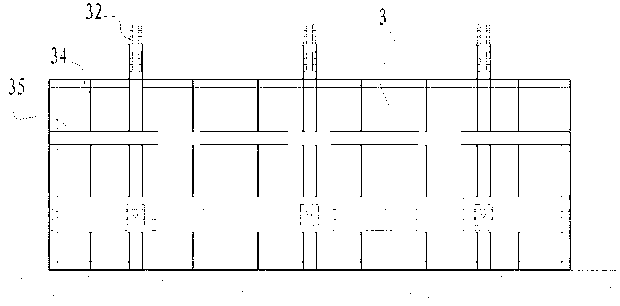 Steel template system used for subway foundation pit supporting beam