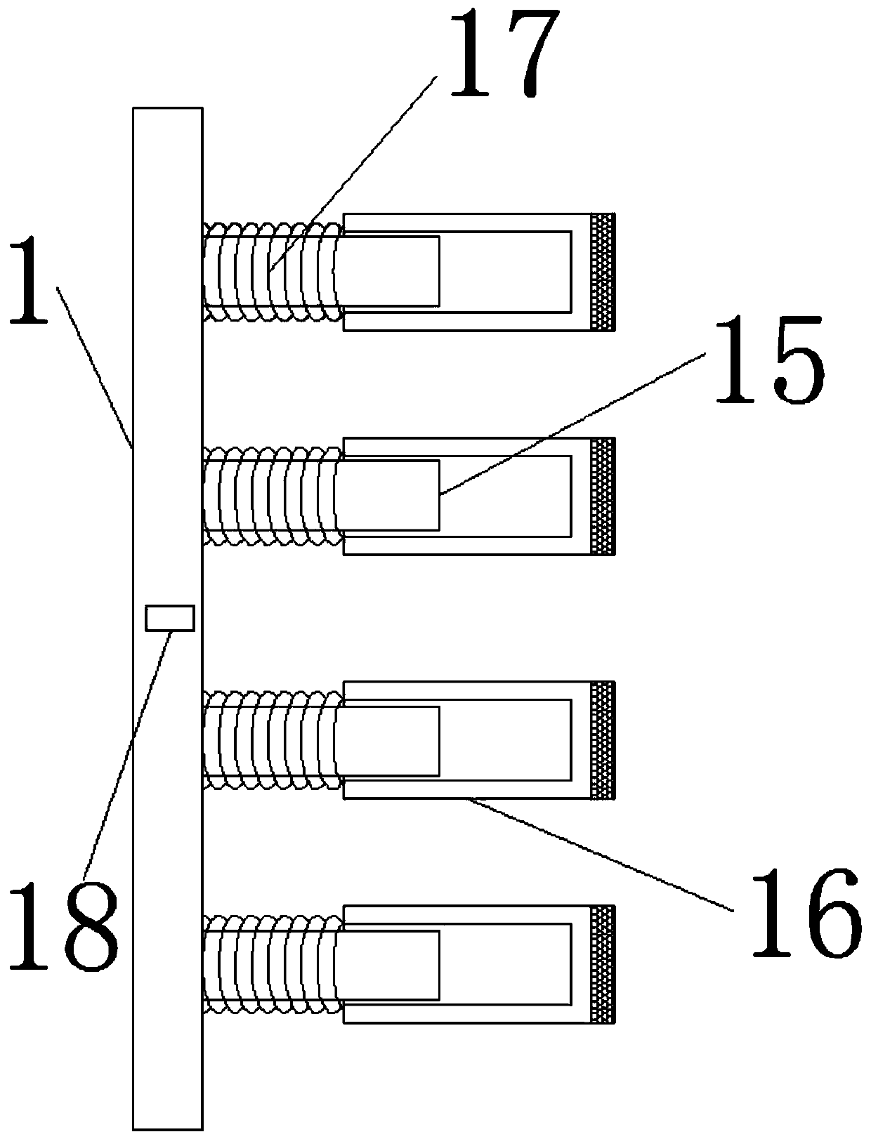 Anti-falling device for electronic products