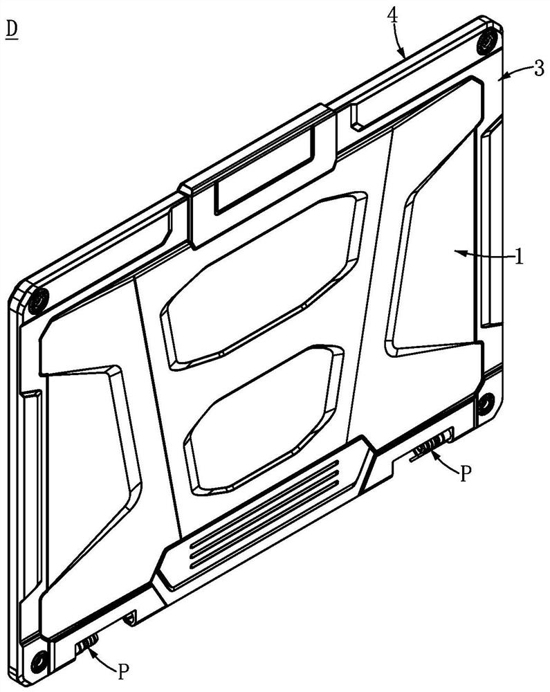 Display component of notebook computer
