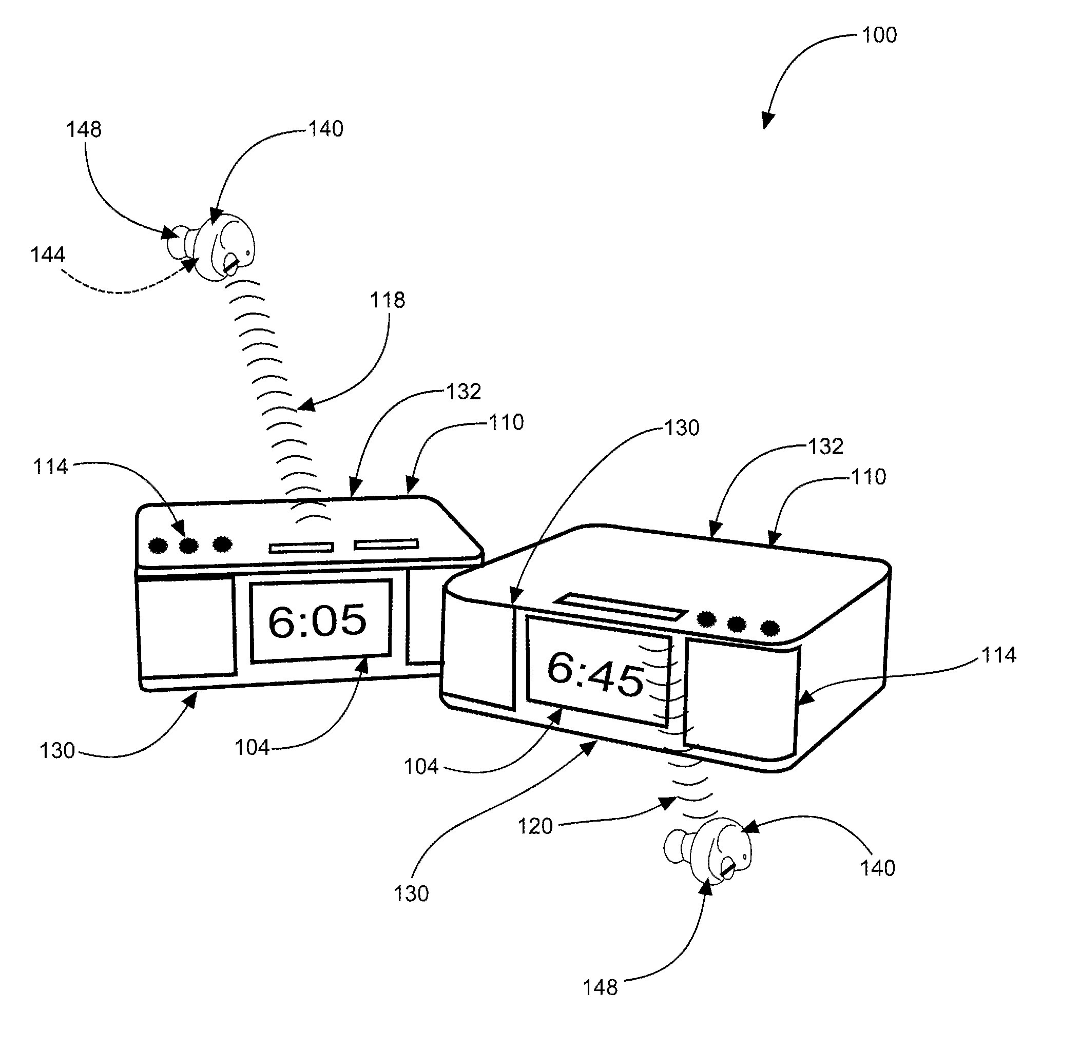 Portable and personal alarm clock system