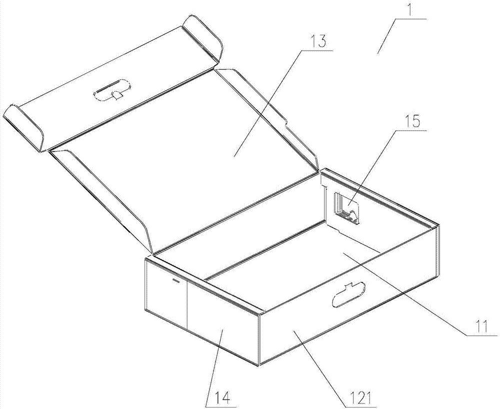 Display tray packing container