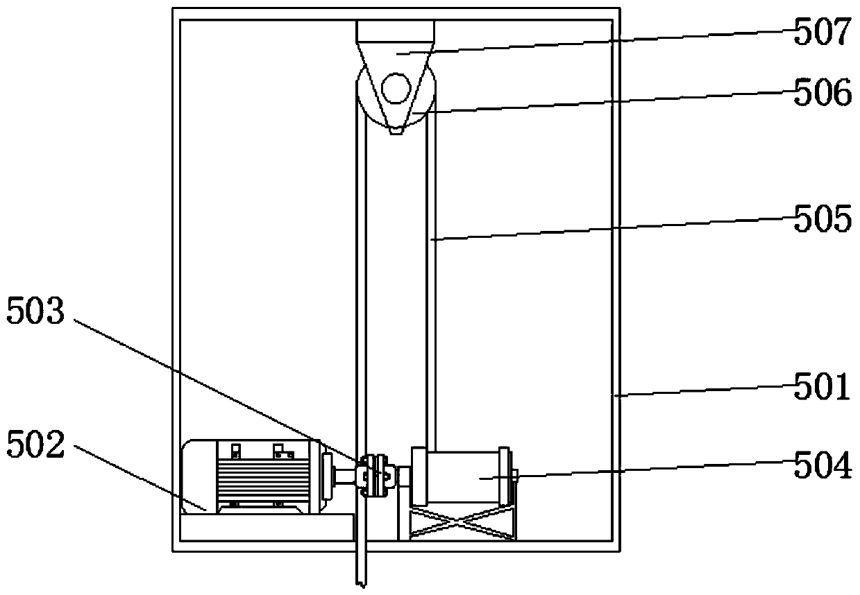 An electric heating pipe conveying device for a water heater