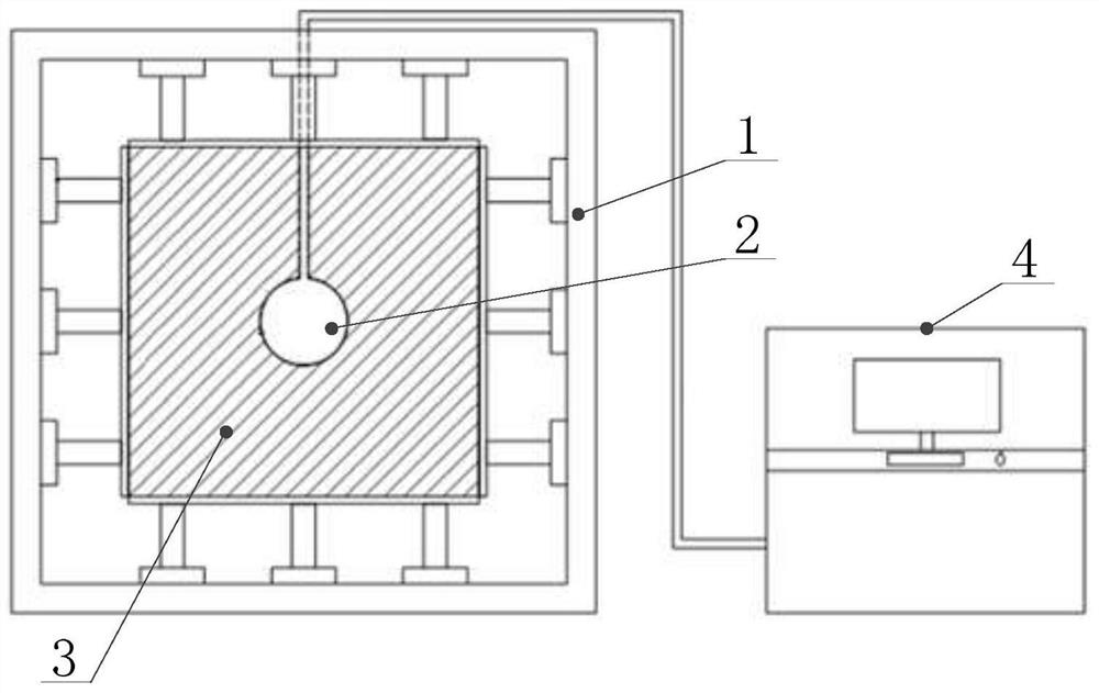 Method for simulating karst caves in different filling states and physical simulation test system