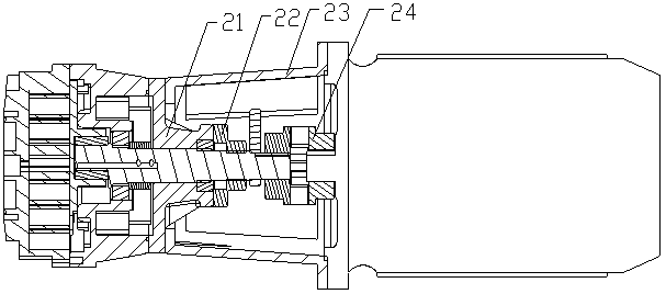 Insertion-type vortex air compressor