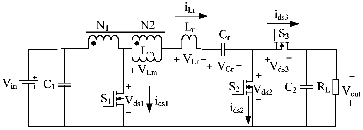 High-frequency high-transformation-ratio bidirectional DC/DC converter based on coupled inductors