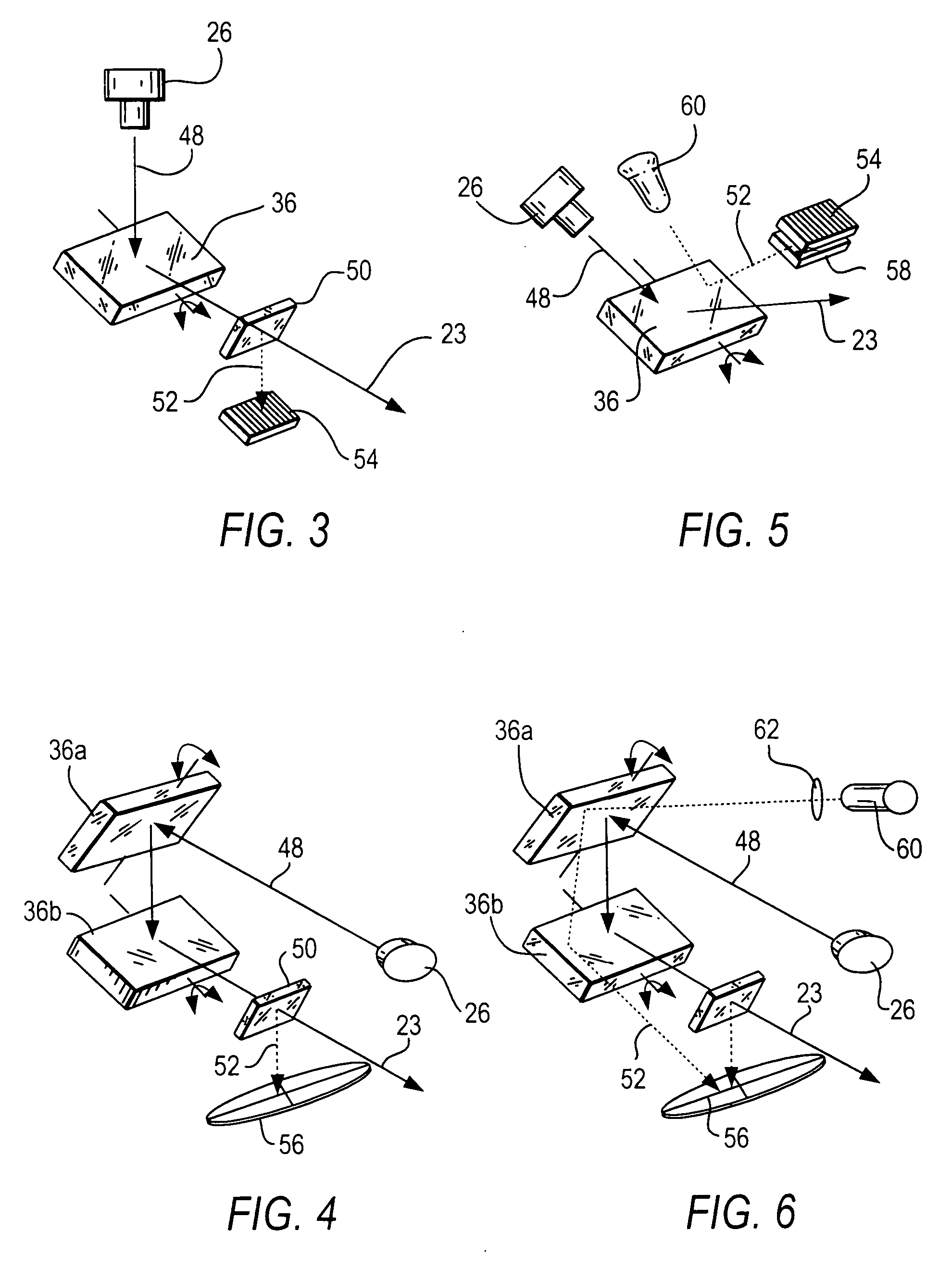 Monitoring light beam position in electro-optical readers and image projectors