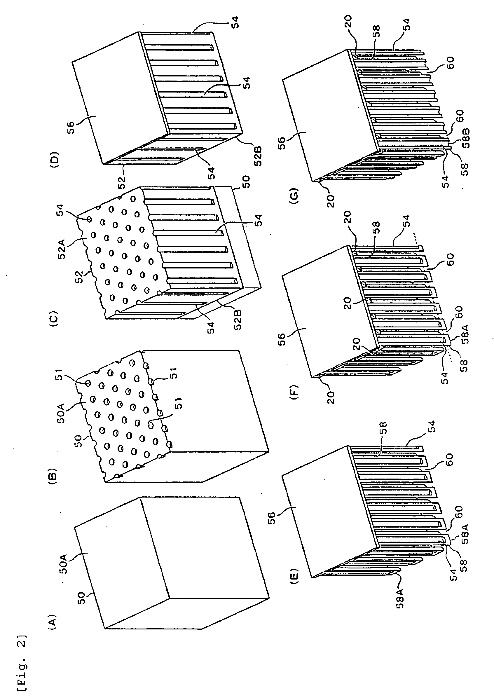 Capacitor having microstructures