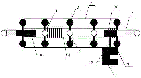 Mobile device travelling structure and method