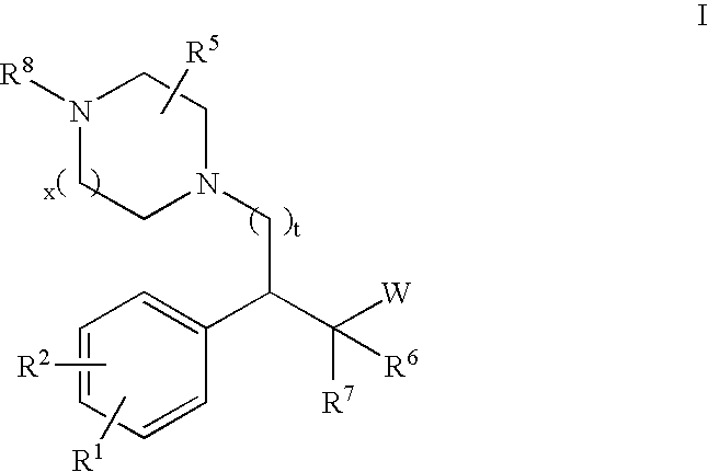Arylalkyl- and cycloalkylalkyl-piperazine derivatives and methods of their use