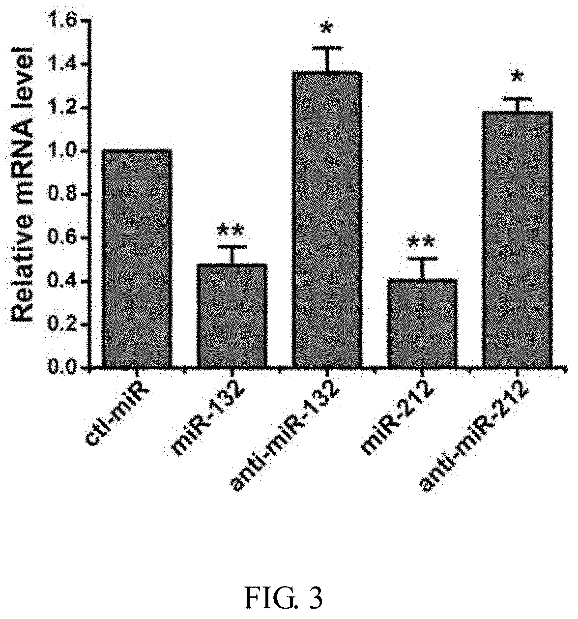 Use of mir-132 and mir-212 in preparation of drug for treating addiction