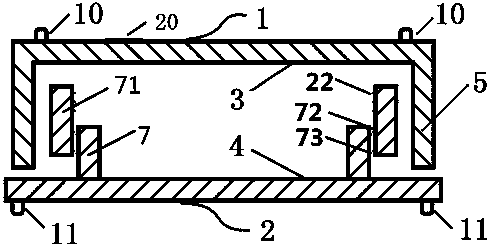 Pressing-out type quantitative easy-to-mark anti-slip surface sampling petri dish