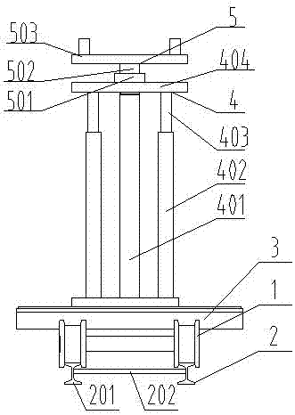 Self-braking support moving trolley