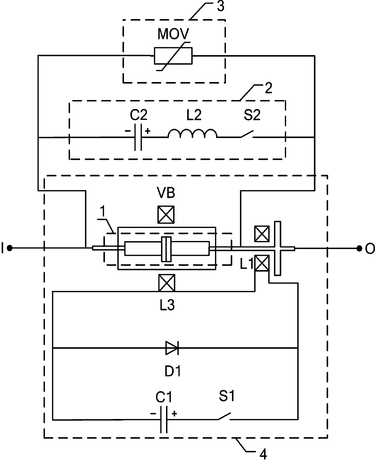 A DC vacuum circuit breaker