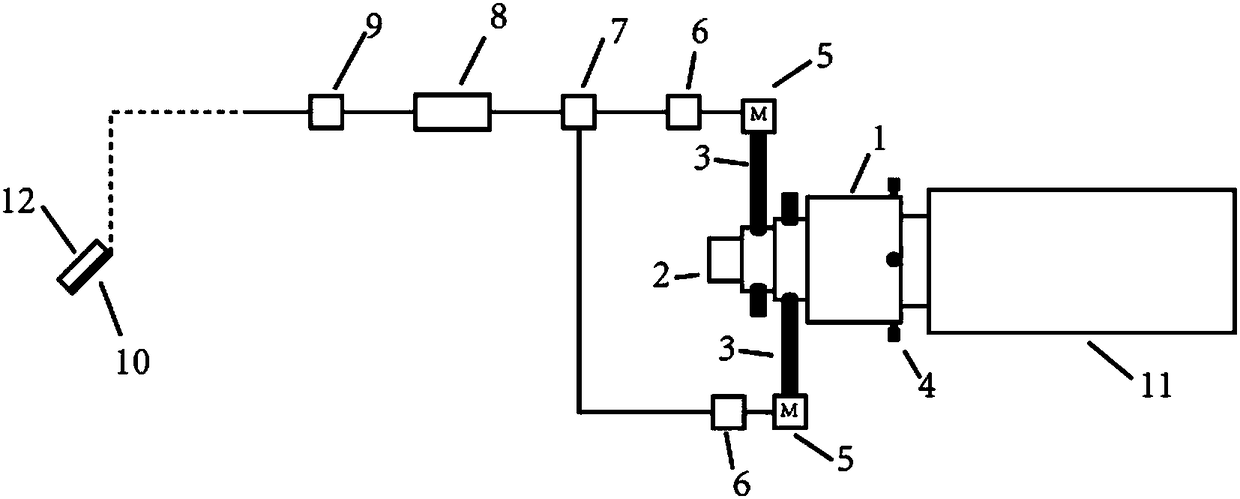 A laser optical path correction device and method for CO2 laser cutting and engraving machine