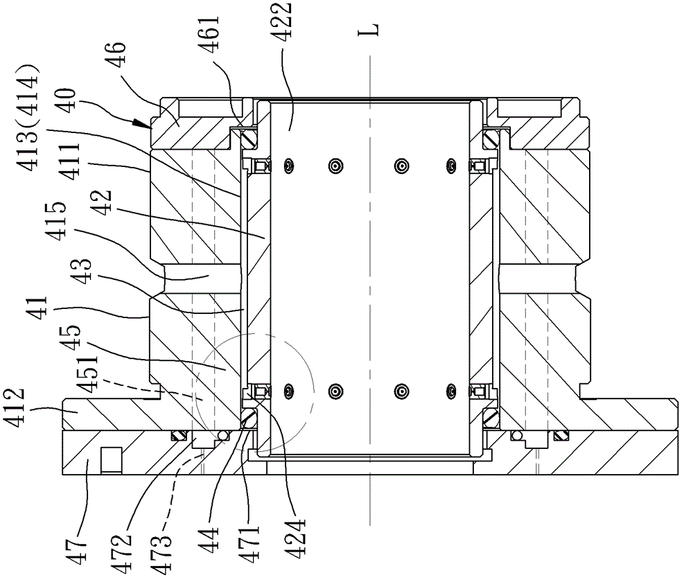 Bushing air bearing and spindle unit