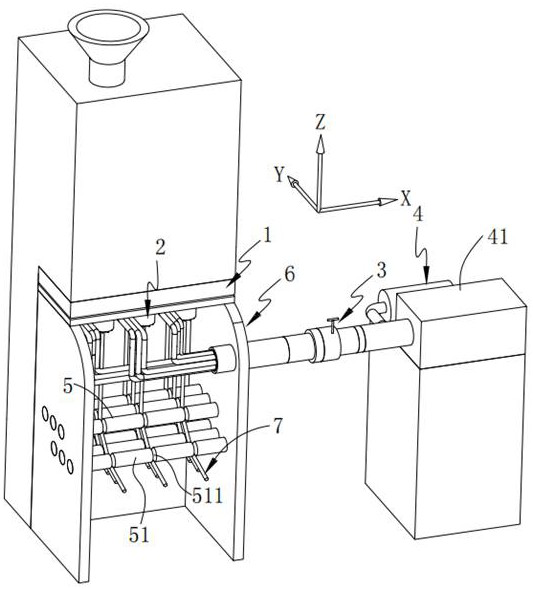 Single-layer graphene multifunctional composite fiber melt spinning equipment and process