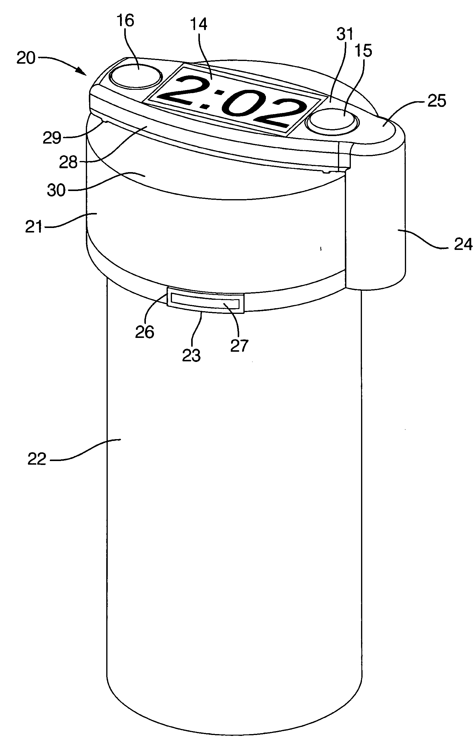 Docking station for mounting and programming multifunction timer device and method