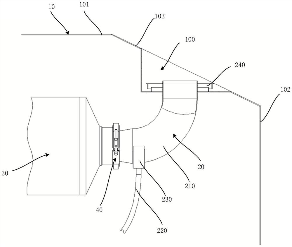 Vehicle body assembly and engineering vehicle