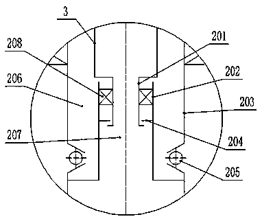 Concentric dual-tube separated injection CO2 tubular column and application method thereof