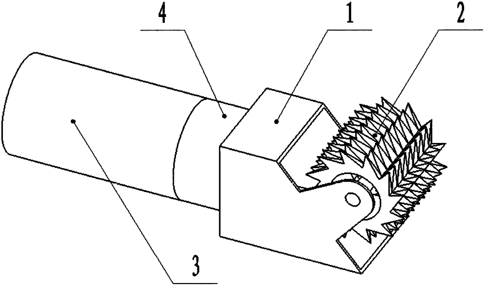 Device for sampling shallow soil of extraterrestrial star