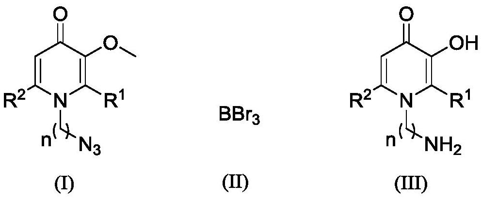 A kind of synthetic method of amino-containing hydroxypyridone compound