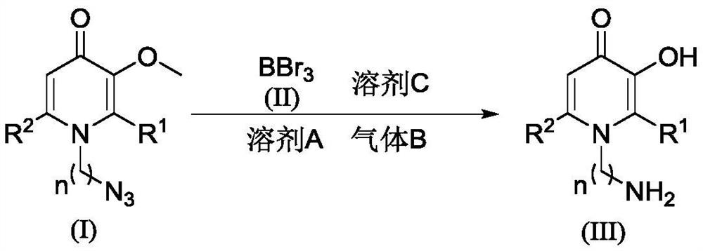 A kind of synthetic method of amino-containing hydroxypyridone compound