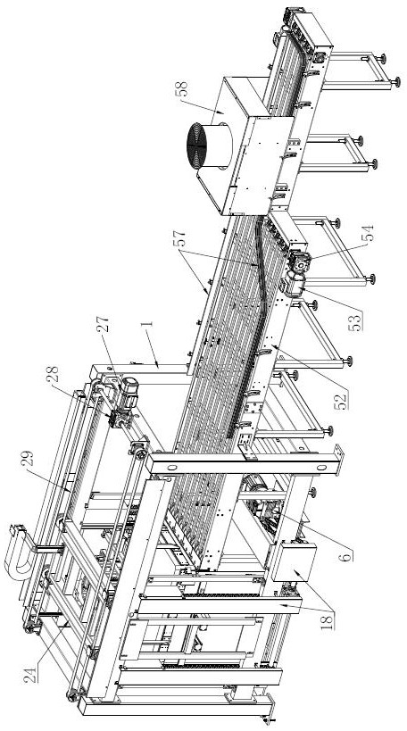 A horizontal push type automatic unstacking device