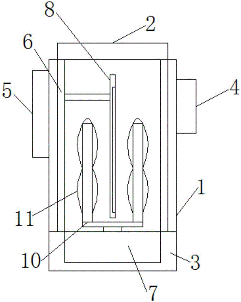 Detection device for moisture content of granulated crops