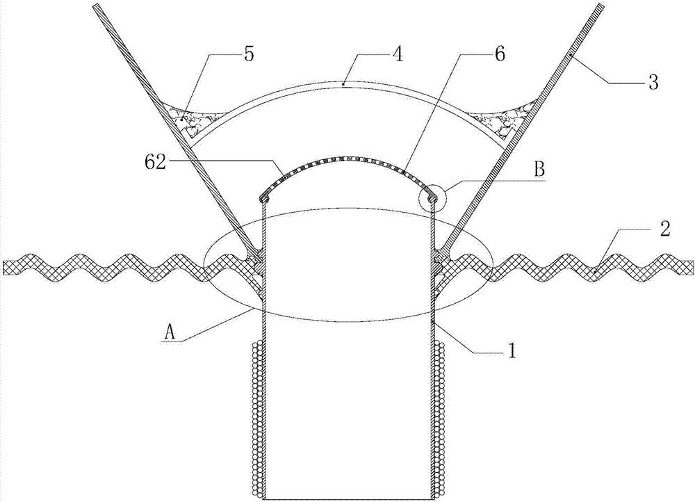 Disconnection-proof loudspeaker diaphragm system