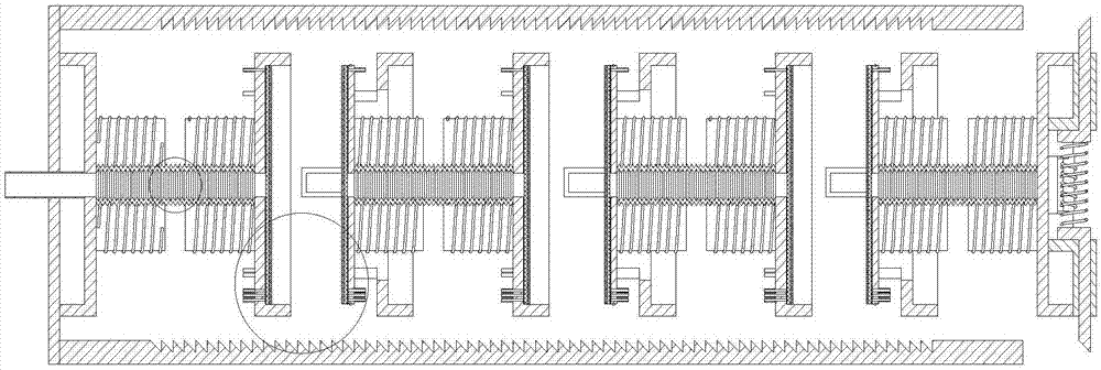 Sewage sludge electromagnetic force filter dewatering device