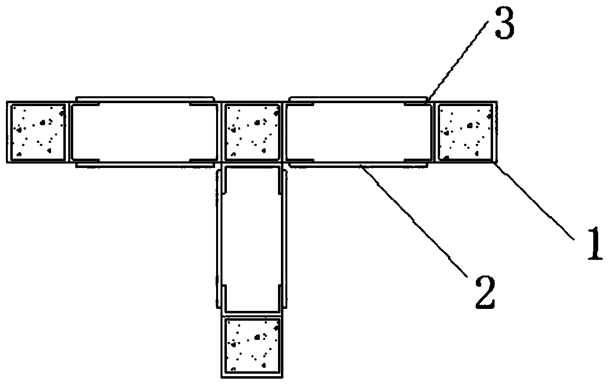 Steel-concrete combined special-shaped lattice column