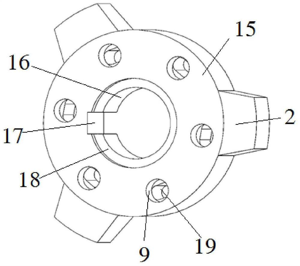 Novel flaky rod pin type grinding device