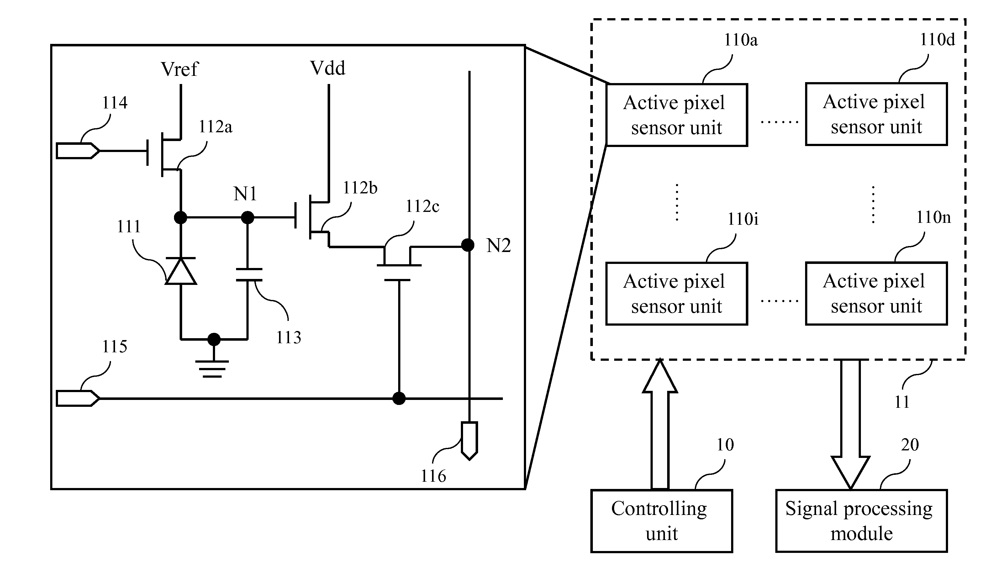 CMOS image sensor system and method thereof