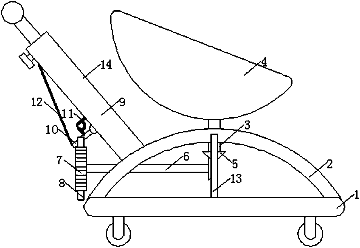 Baby stroller capable of facilitating cradle steering
