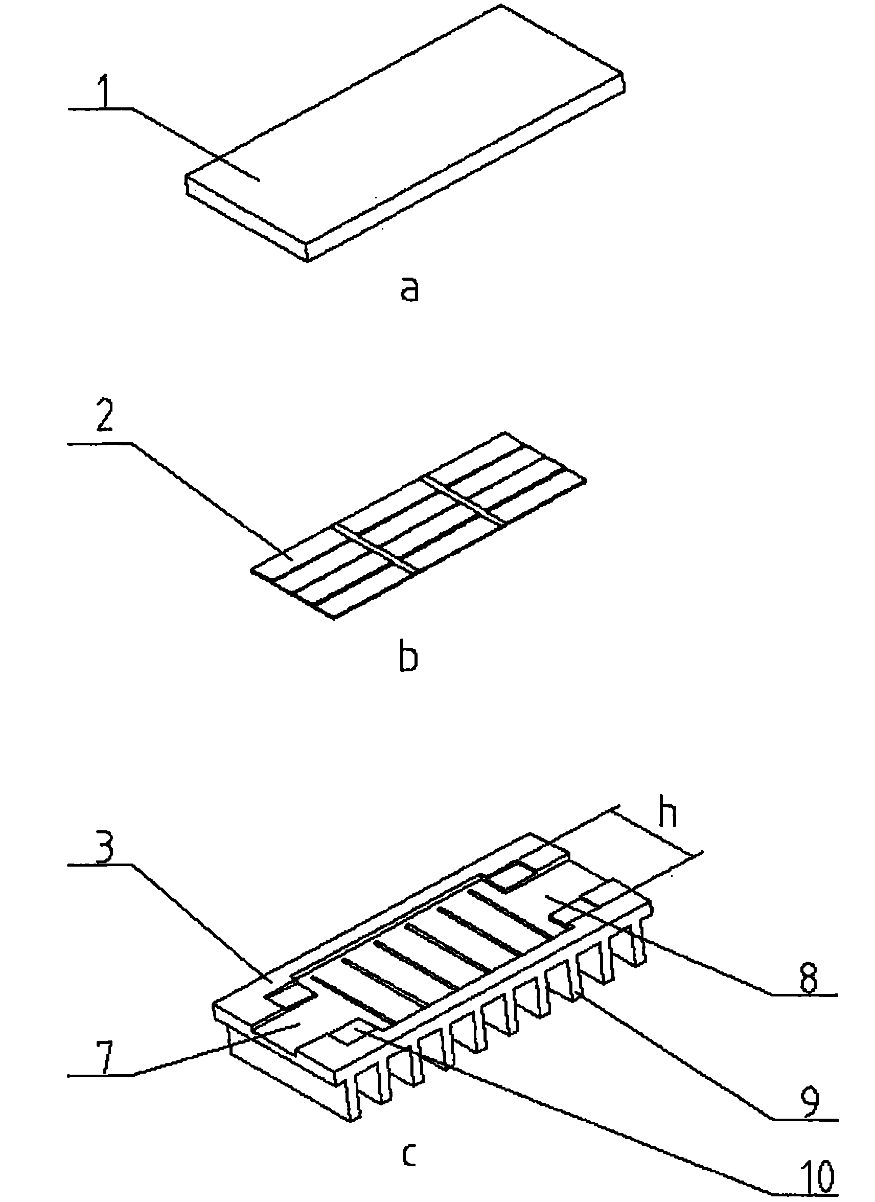 Solar photovoltaic cell with micro-fluidic structure