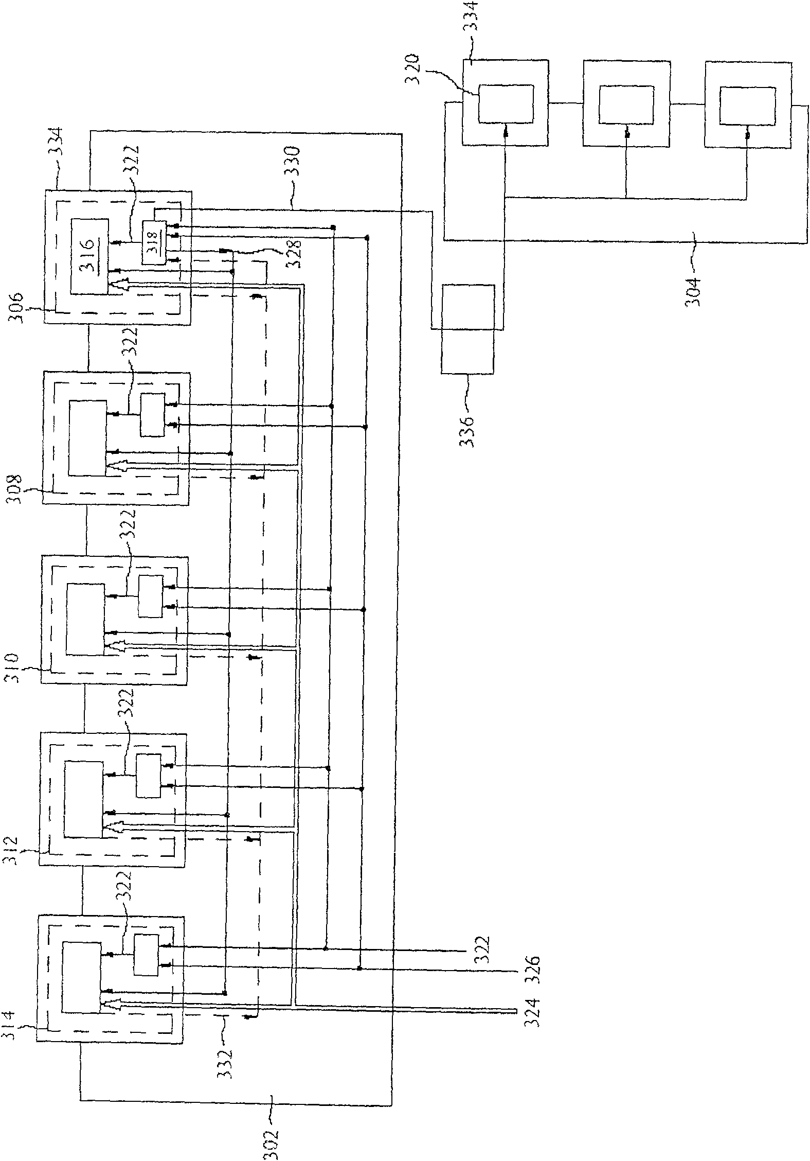 Driving system for LCD