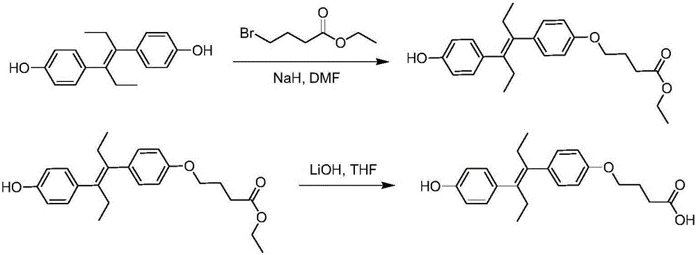 Diethylstilbestrol artificial antigen and antibody prepared therefrom