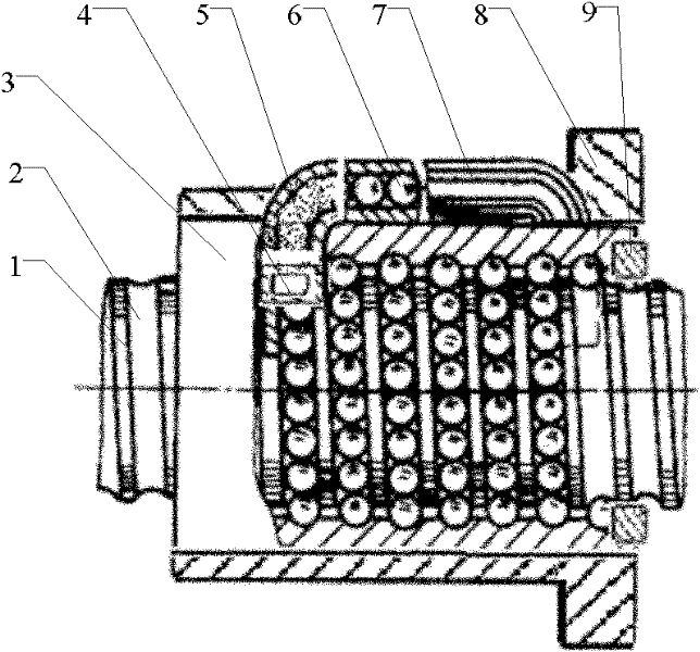 High-speed and low-noise precise ball screw pair