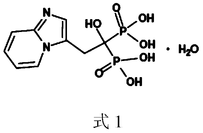 Minodronic acid medicinal composition and preparation method thereof