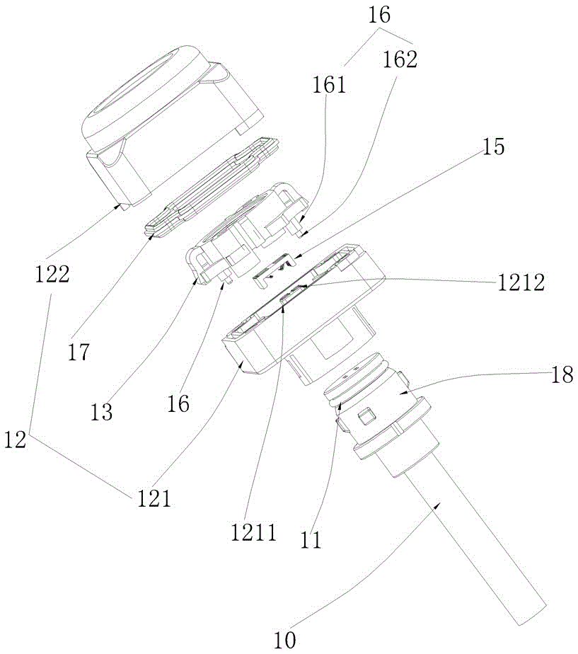Reversing radar camera device and camera system based on the device