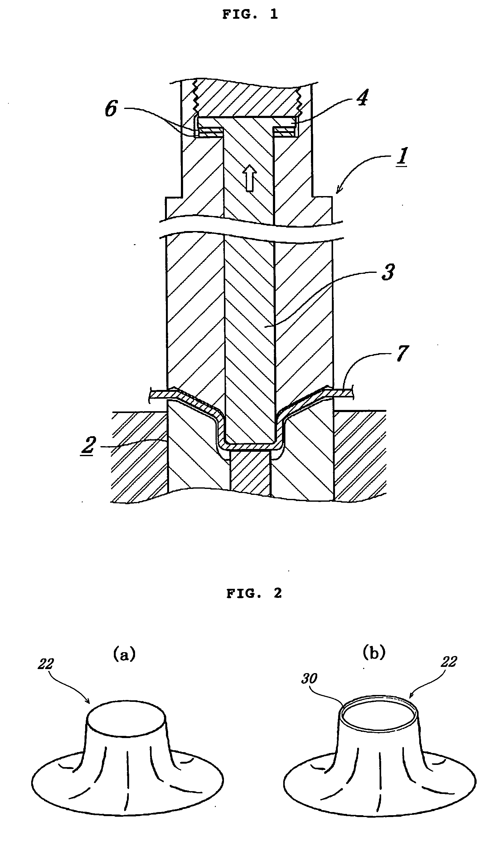 Method for forming head part of closed-type tube, method for manufacturing closed-type tube, and closed-type tubular container