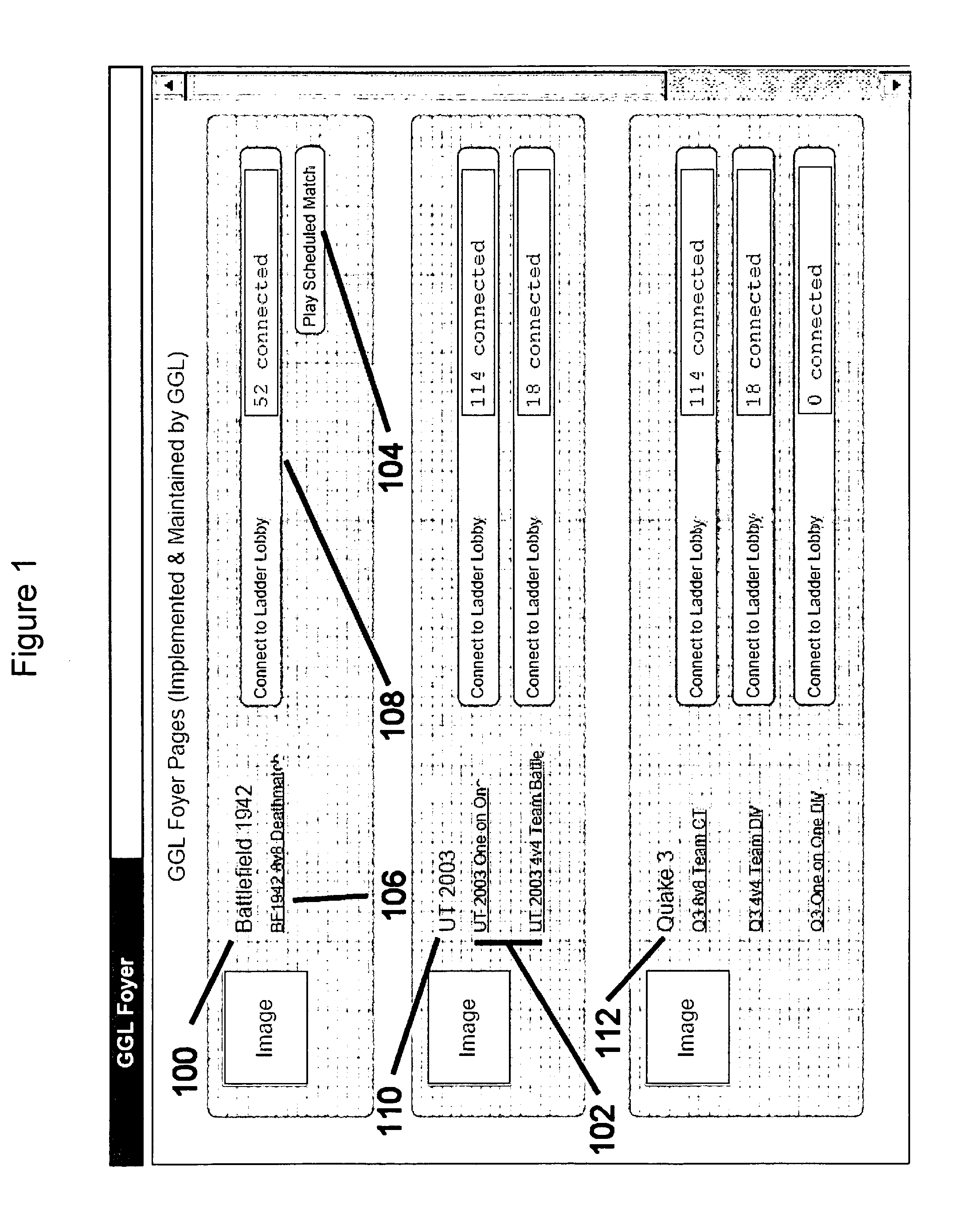 System and method for network interactive game match-up and server selection