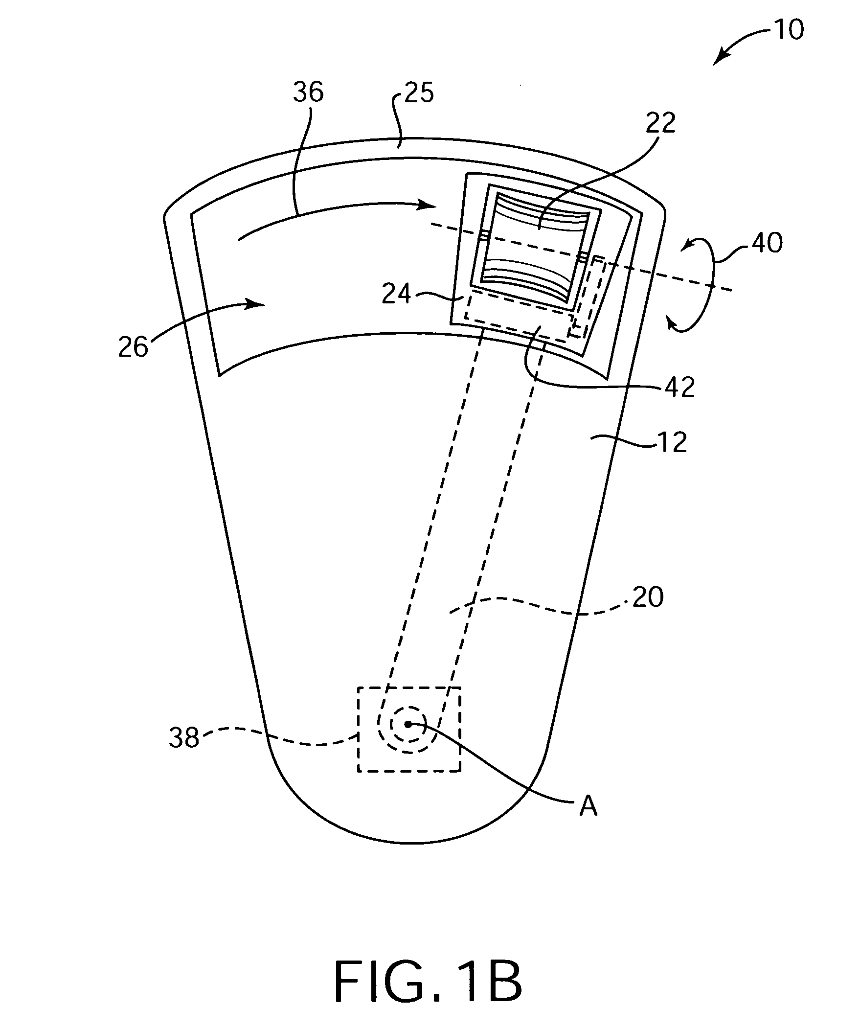 Tactile feedback interface device including display screen