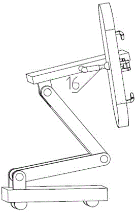 Mobile phone holder with multiple degrees of freedom
