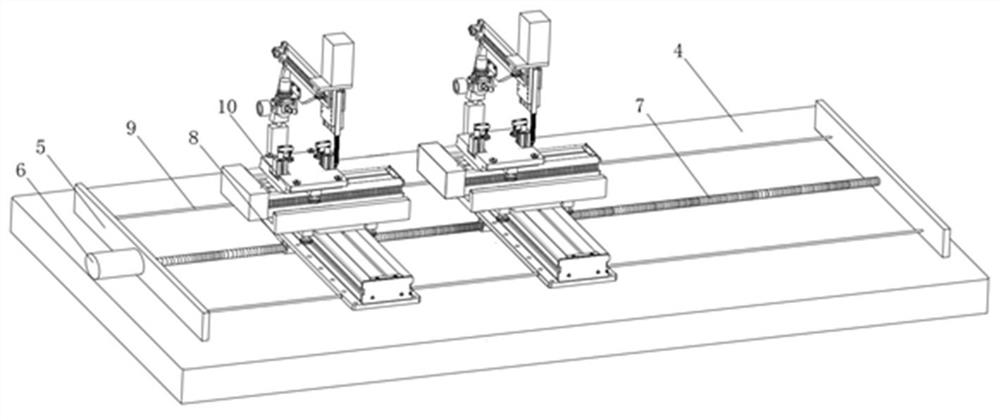 A kind of glue processing equipment and working method for automobile window frame