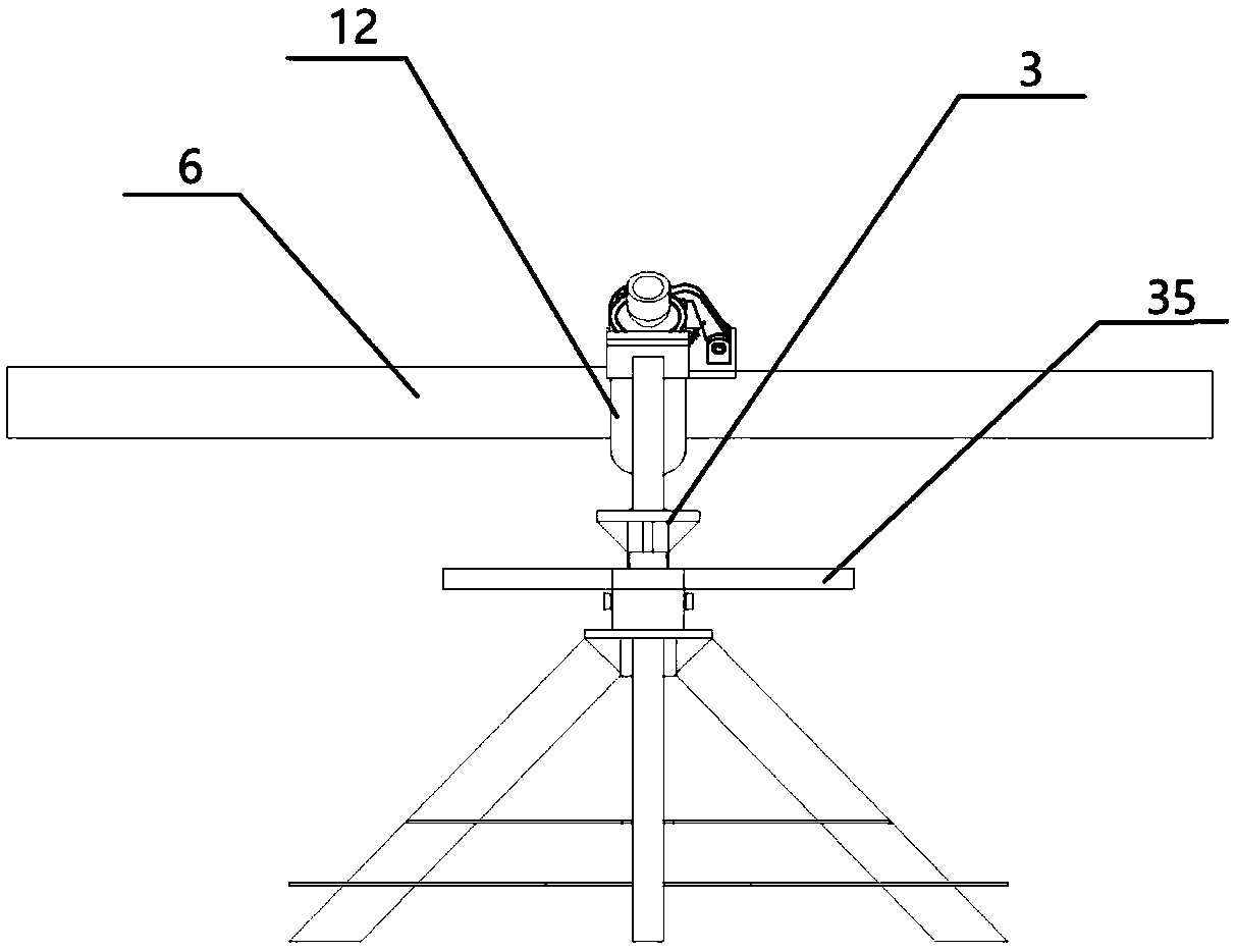 Telegraph pole conveying device