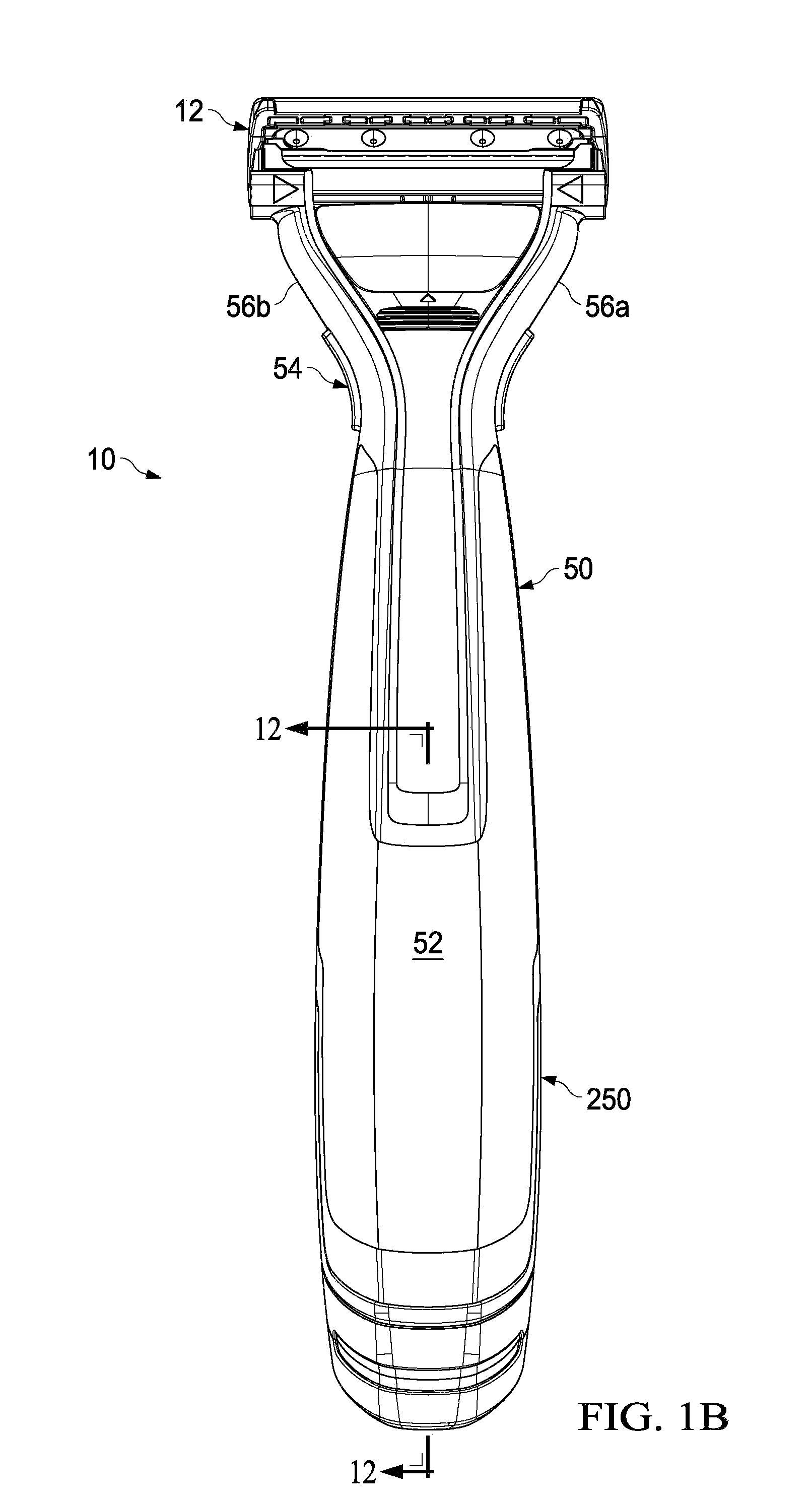Hair removal device with cartridge retention cover