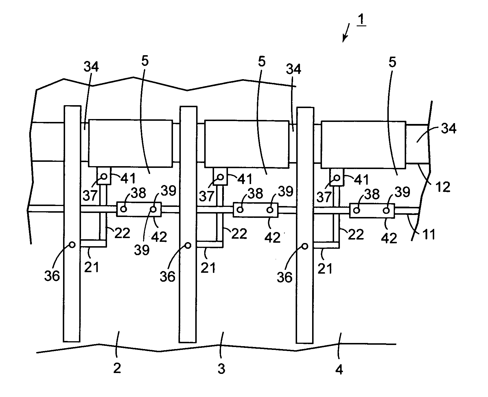 Circuit array substrate and flat panel display device provided with the same
