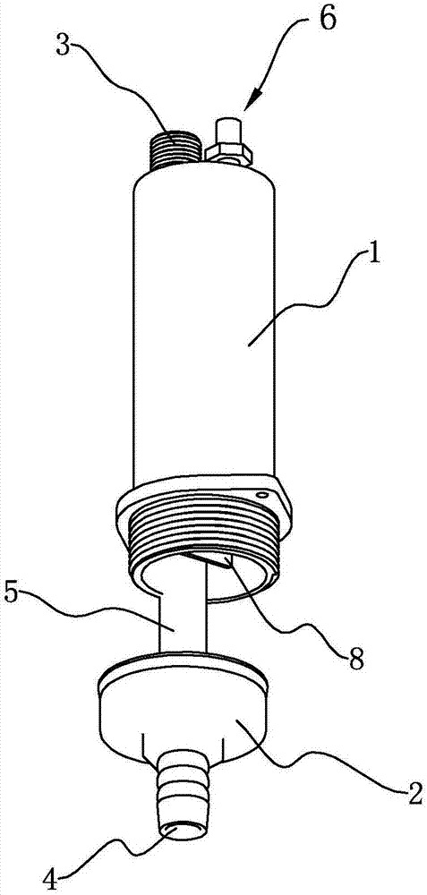 Condensation water collecting device of condensation type gas heating and bathing dual-purpose stove