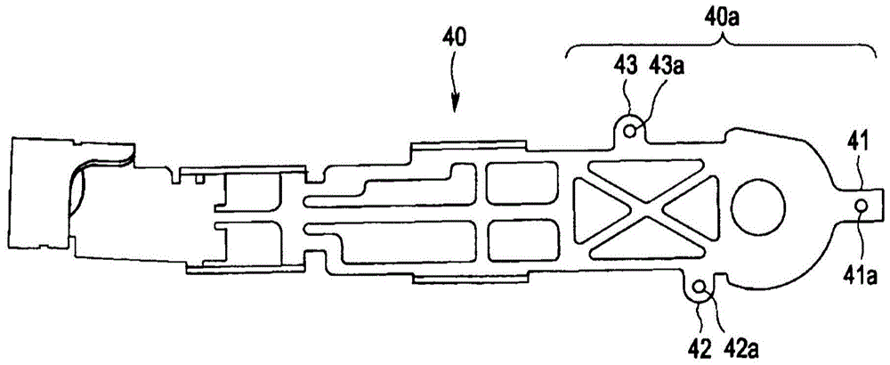 Structure of endoscope operating unit